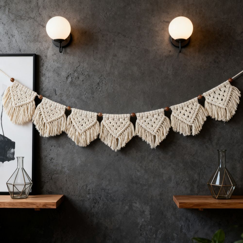 Wall Hanging Decor Handmade Woven Tapestry Tassel Wall Hanging Ornaments Boho Wall Hanging Apartment Room Home Office Decoration Room Gallery Christmas Gift