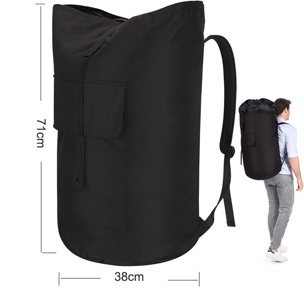 Laundry Backpack Bag 115L, Heavy Duty Laundry Bags with Shoulder Straps, Dirty Clothes Bag for College Dorm Essentials, Hamper Backpack for Travel, Laundromat, Apartment, Beach, Camping