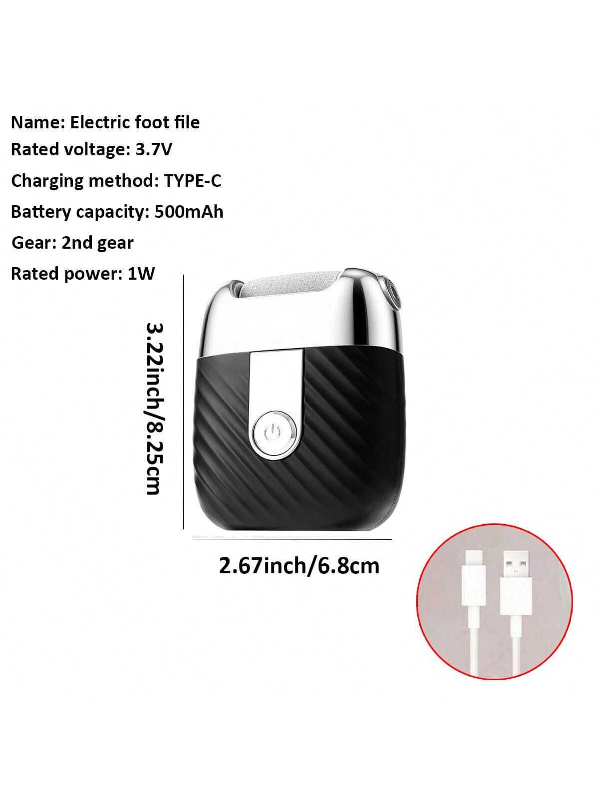 New Fully Automatic Callus Remover Heavy Duty Pressure Sensing Pedicure Device Portable Smart Display Electric Foot Grinder 3 Grinding Heads Ideal Valentine s Day Mother s Day Gift