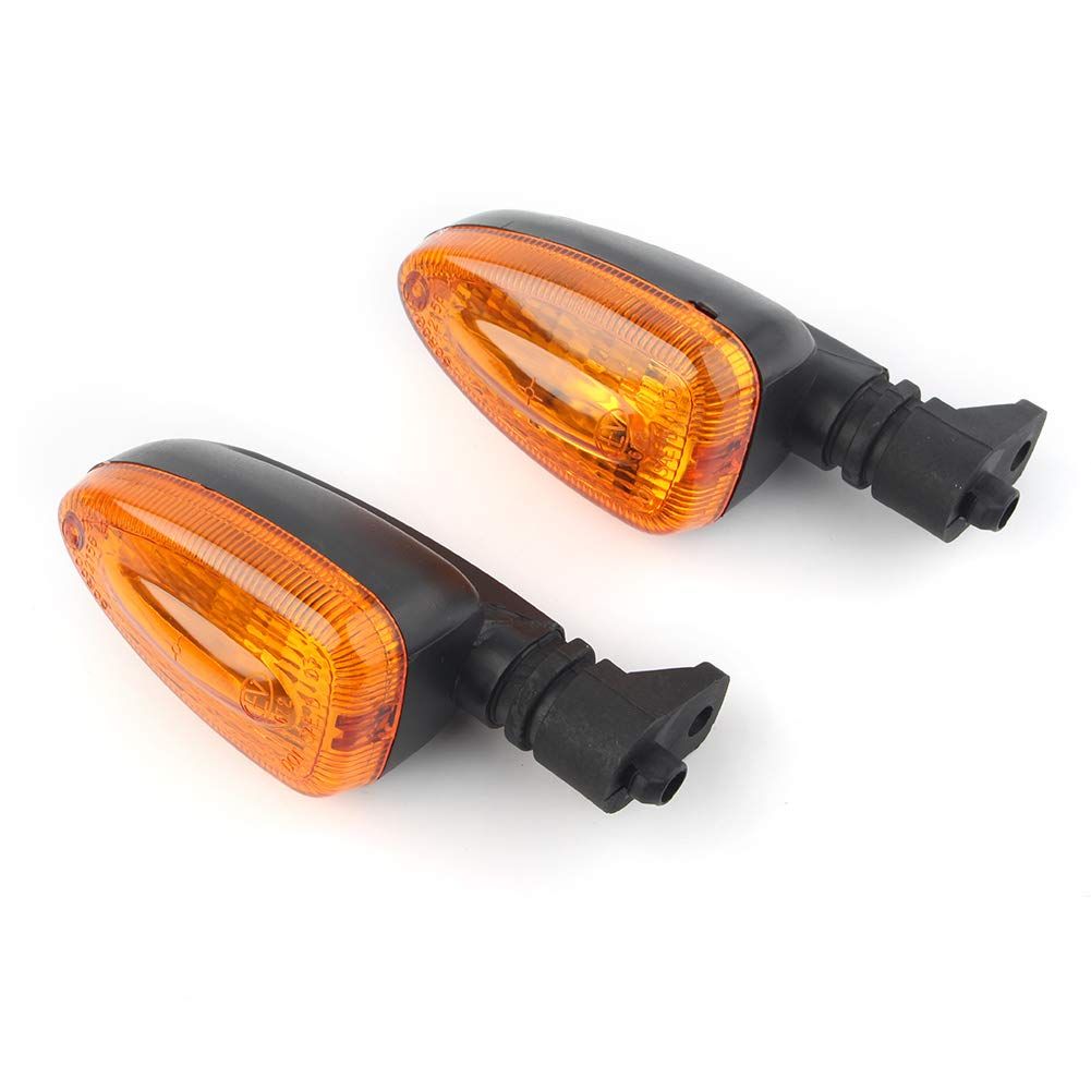light Motorcycle Turn Signal Lights Indicators Lamp For Front and rear turn signals Amber Light (2pcs)