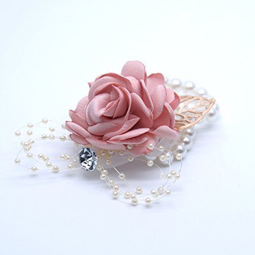 Wedding Bridal Bust Bridesmaids Pearl Leaves Wrist Flowers Party Ball Handmade Flowers Bridal Ladies Wedding Accessories