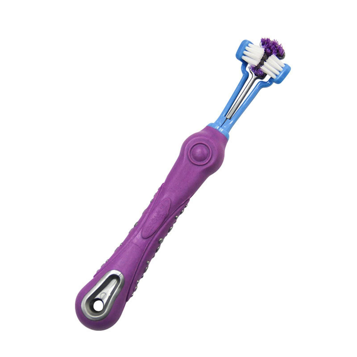 3 Sided Pet Toothbrush for Dogs Teeth Care Dog Cats Mouth Brush Preventing Bad Breath Gums Problems -2pcs