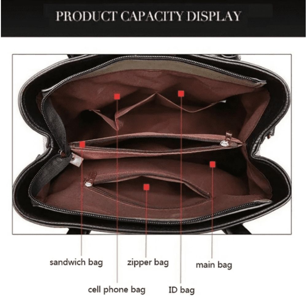 Handbag for Women Fashion Womens Handbags Ladies Purse Satchel Shoulder Bags Tote Leather Bag
