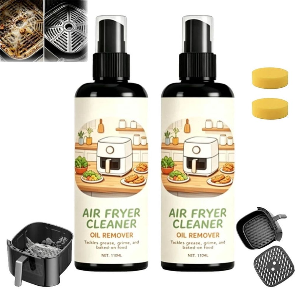 2-in-1 Air Fryer Cleaner and Degreaser Spray, Powerful Kitchen Degreaser Foam Spray, Multi-Use Degreaser Spray for Grill, Oven, Home Kitchen