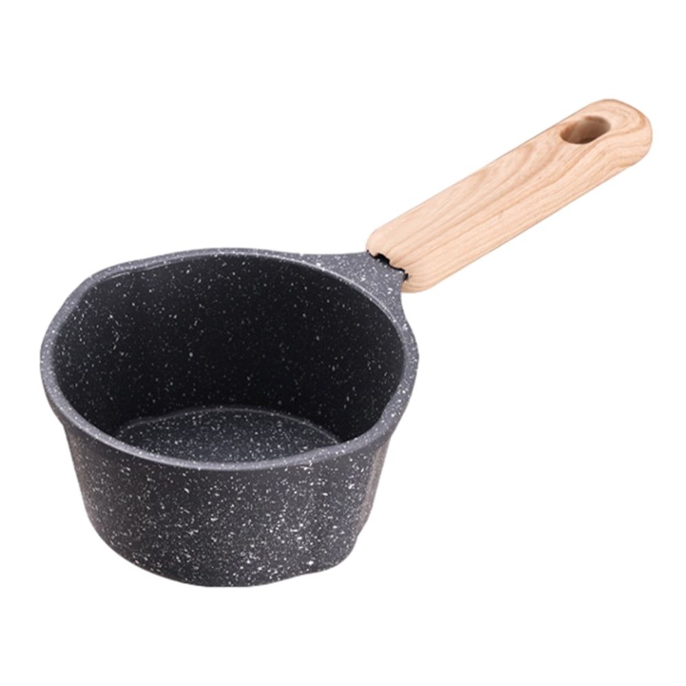 Small Nonstick Saucepan Pot | Milk Pan with Removable Handle for Stovetop & Oven | 1-2 Person Soup Pot for Oatmeal, Sauce, or Milk | Induction, Gas & Electric Stove Compatible | Dishwasher Safe