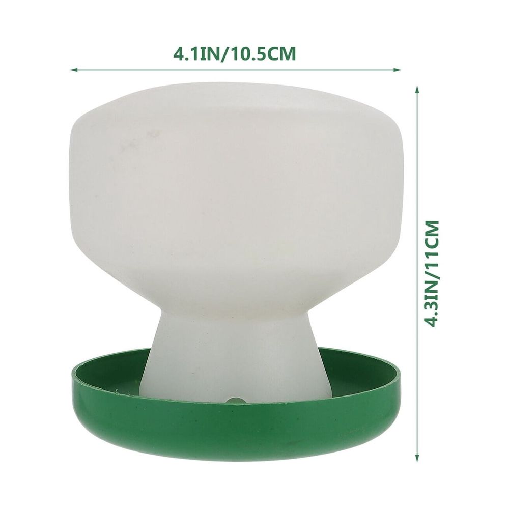 2Pcs Automatic Bird Cage Water Feeder Plastic Pet Drinking Accessory Assorted Colors