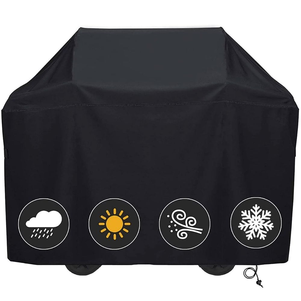58 inch BBQ Gas Grill Cover, Waterproof, Rip-Proof, Weather & UV Resistant, Fits Grills of Weber