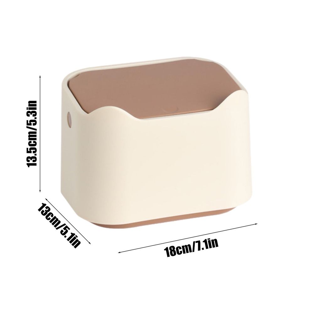 Cat Litter Trash Can with Press Type Lid, Cat Litter Box Waste Disposal System for Odor Control, Slim Cat Litter Pail Disposal System
