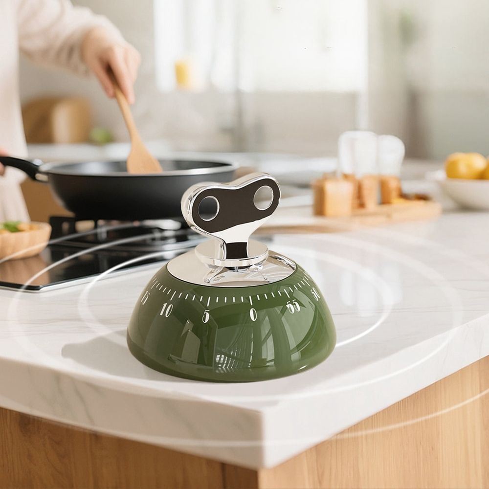 Kitchen Timers For Cooking, Chef Cooking Timer With Loud Alarm, Mechanical Desk Timer, No Batteries Required, Countdown Reminder Magnetic
