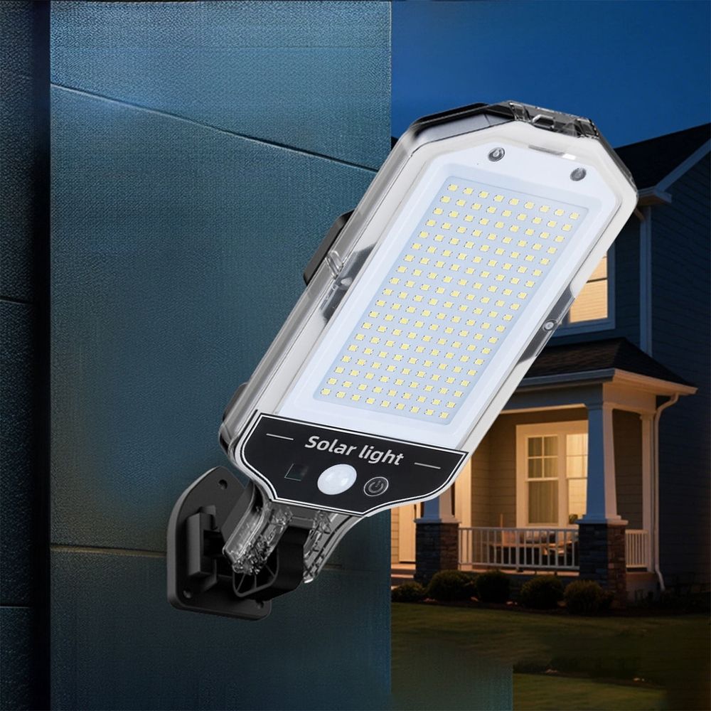 Solar Powered Outdoor Courtyard Light Ultra Bright LED with Human Motion Sensor Waterproof Security Light for Garden Yard Pathway Driveway Indoor Outdoor Lighting