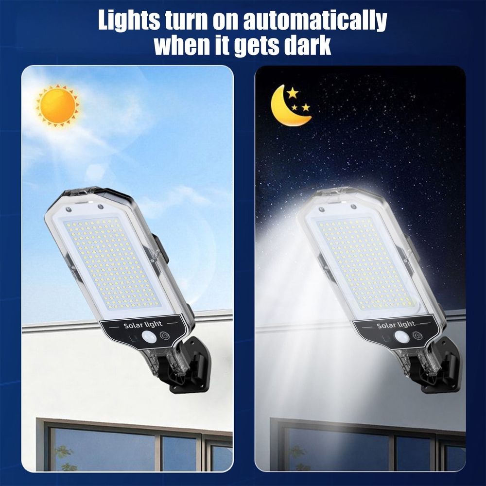 Solar Powered Outdoor Courtyard Light Ultra Bright LED with Human Motion Sensor Waterproof Security Light for Garden Yard Pathway Driveway Indoor Outdoor Lighting