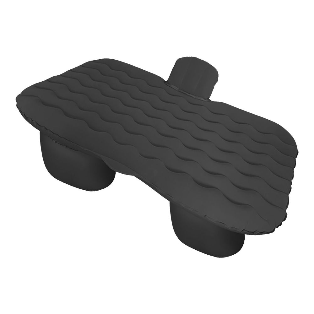 Car Rear Seat Inflatable Mattress Travel Bed with Air Pump Pillow Storage Bag Portable Camping Cushion for SUV Van Road Trip Comfortable Sleep