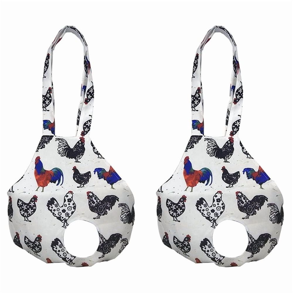 2X Chicken Holder Bag Hen Sling Carry Bag Chicken Carrier with Handle Chicken Supplies Chicken Medic Bag Catching Bag,B
