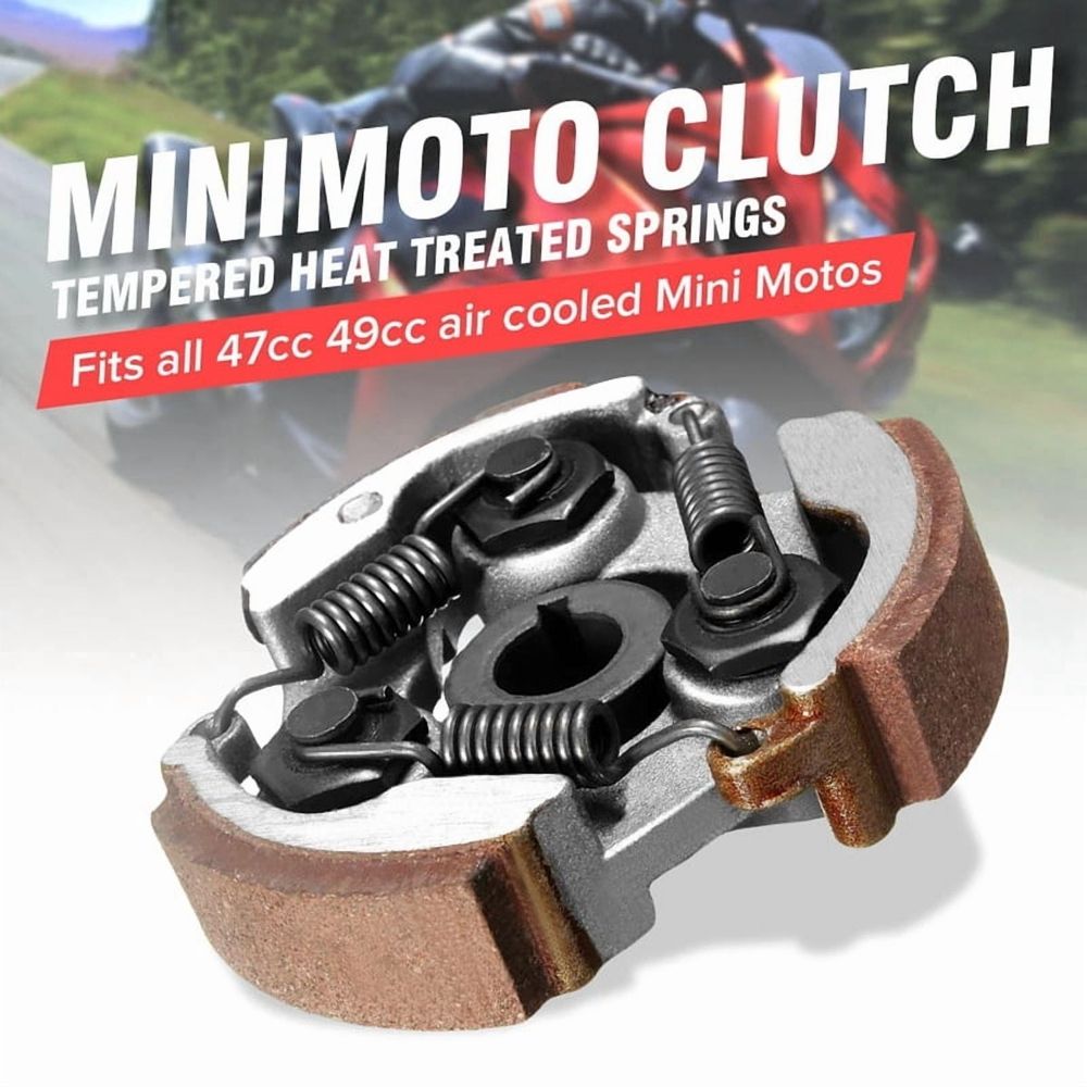 2X 2 Stroke 47Cc 49Cc Min Centrifugal Clutch Alloy Mini Moto Dirt Bike Shoe Spring