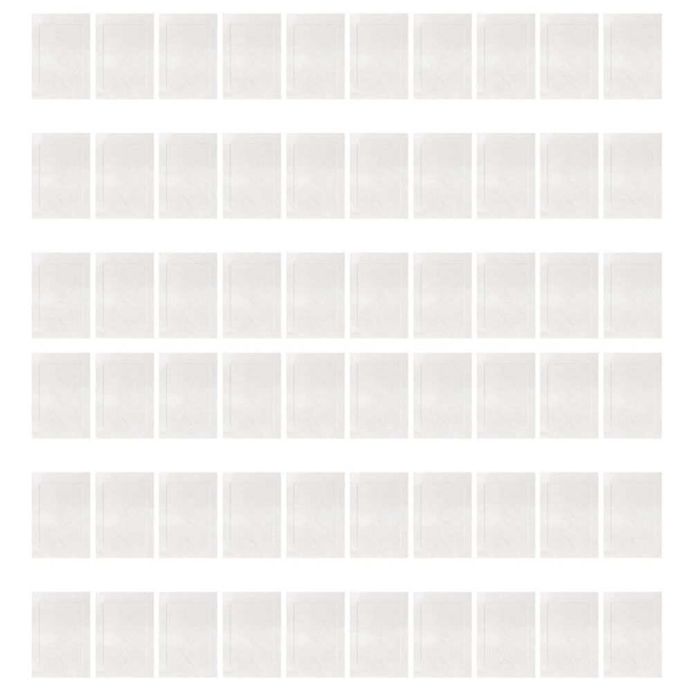 60 Pack Paper Picture Frames for 4 X 6Inch Photos, Standing White Cardboard Photo Frames with Easel DIY Crafts Frame