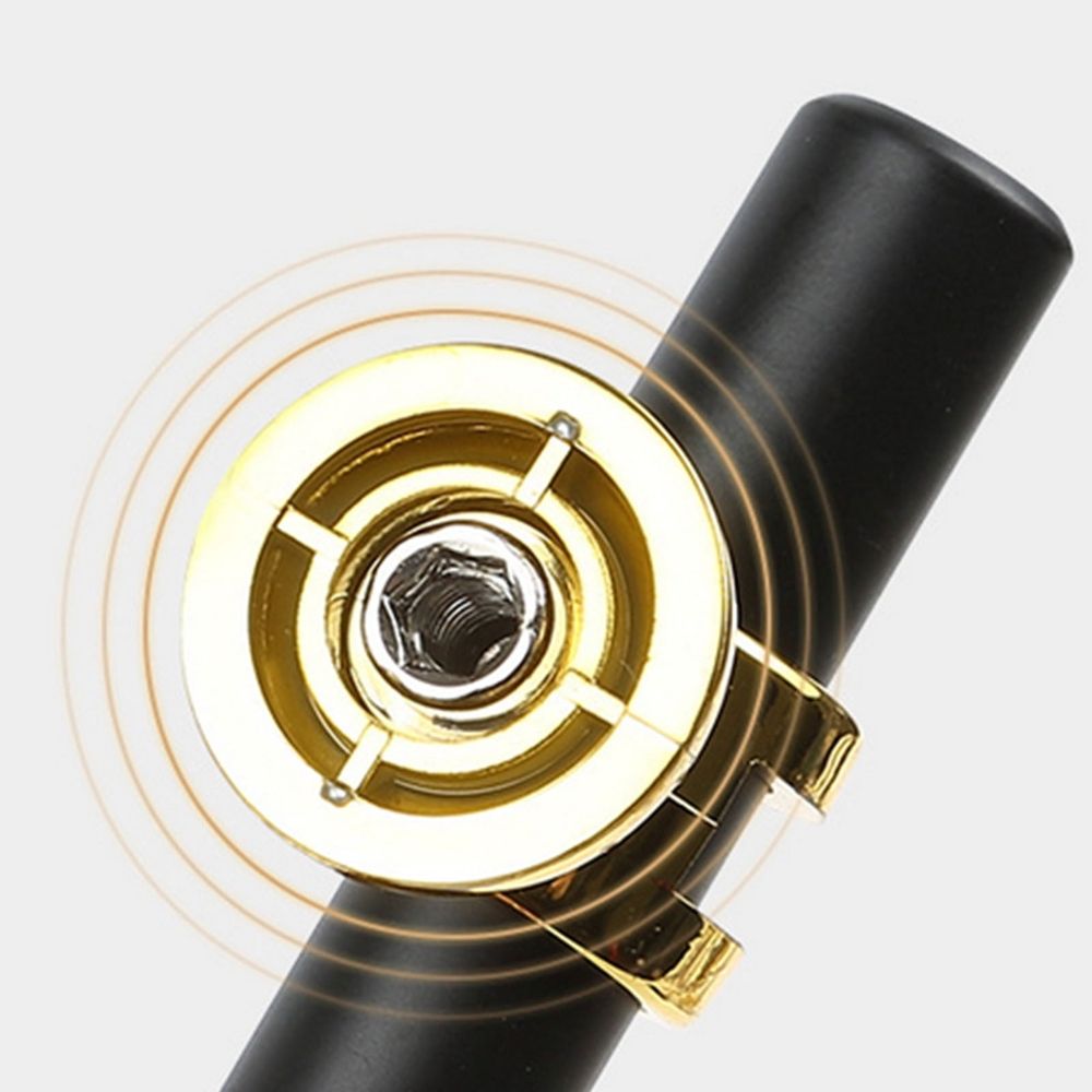 Black and Gold Cabinet Knobs - Modern Zinc Alloy Drawer Pulls - Single Hole T-Bar Handles for Kitchen, Bathroom & Dresser - Matte Black with Brushed Brass Accent Hardware