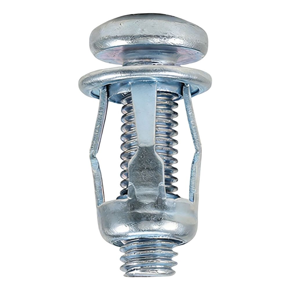 Jack Nuts 10PCS, M4 M5 M6 Expansion Screw Anchors with Bolts - Drywall Fasteners, Rivet Nuts for Hollow Wall, License Plate, Metal & Board Installation, Hardware Fixing Kit