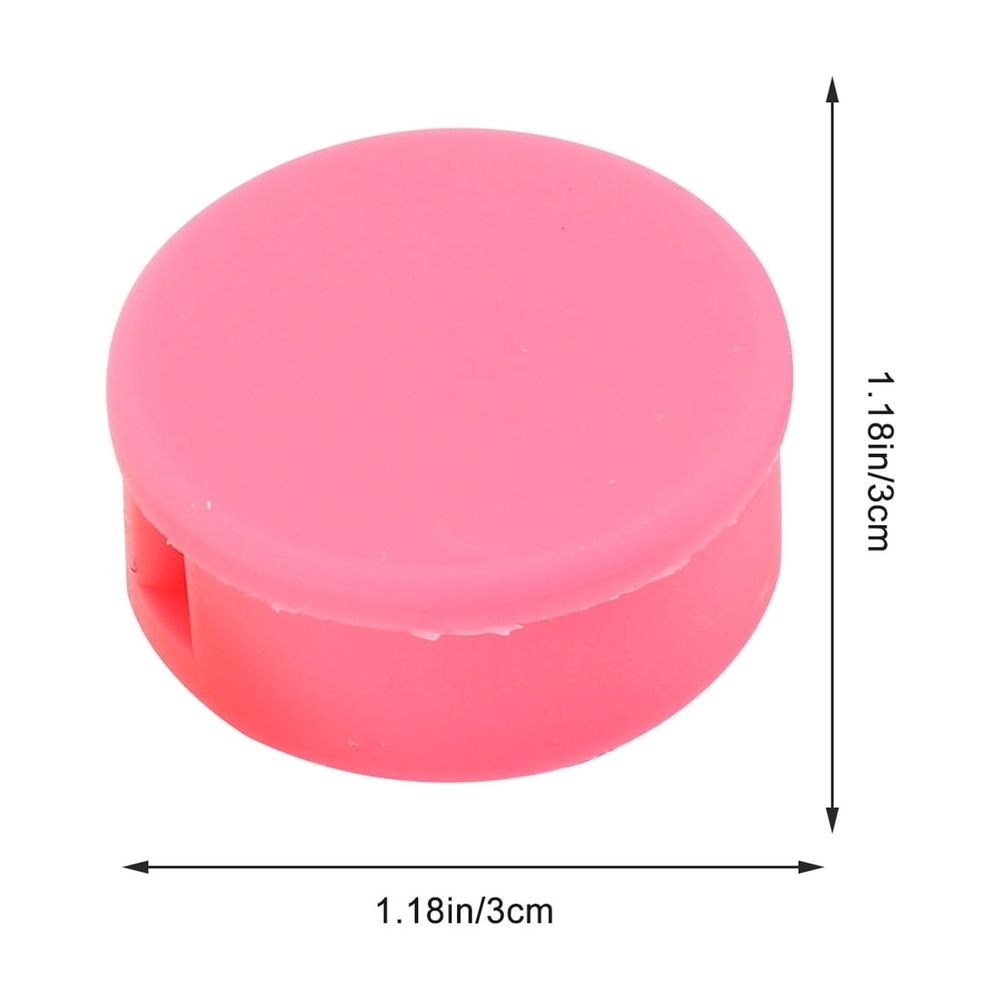5Pcs Silicone Wire Organizer Round Cord Winder for Earphone Cable Management Desktop