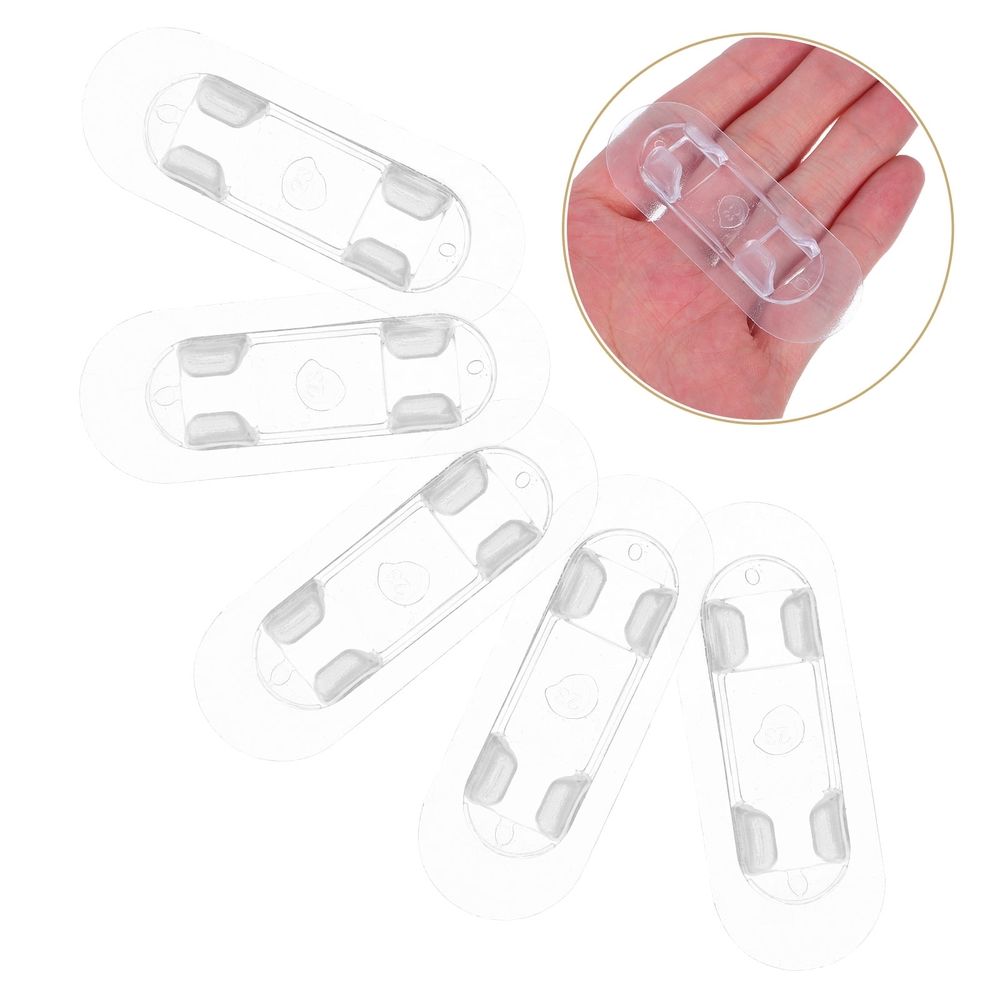 30-Pack Clear Cable Clips with Strong Adhesive Backing for Organizing Electrical, Data, and Charging Cables