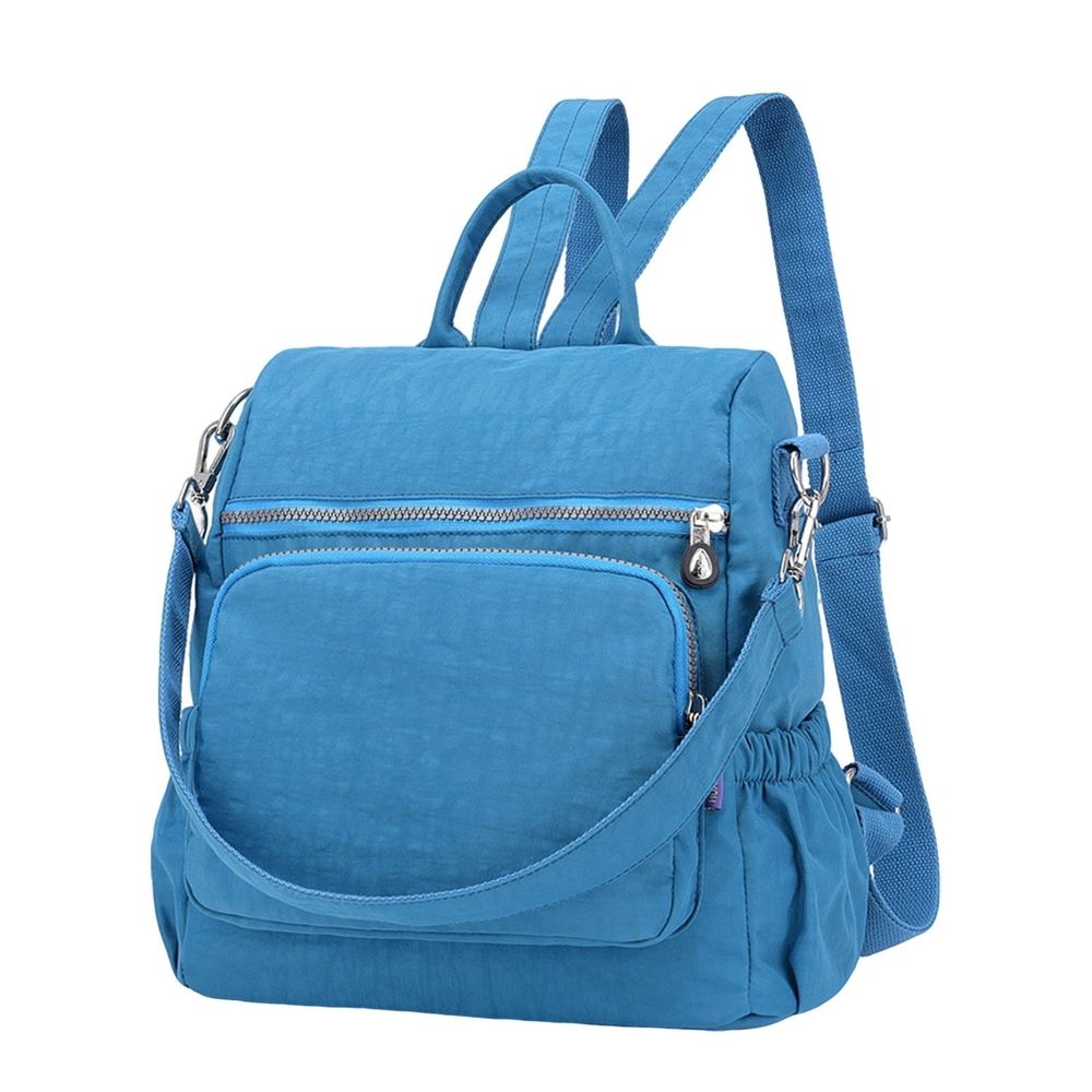 Women's Anti-Theft Backpack Purse, Nylon Travel Shoulder Bag, Casual Daypack and Satchel Handbag for Daily Use, Multiple Pockets and USB Port