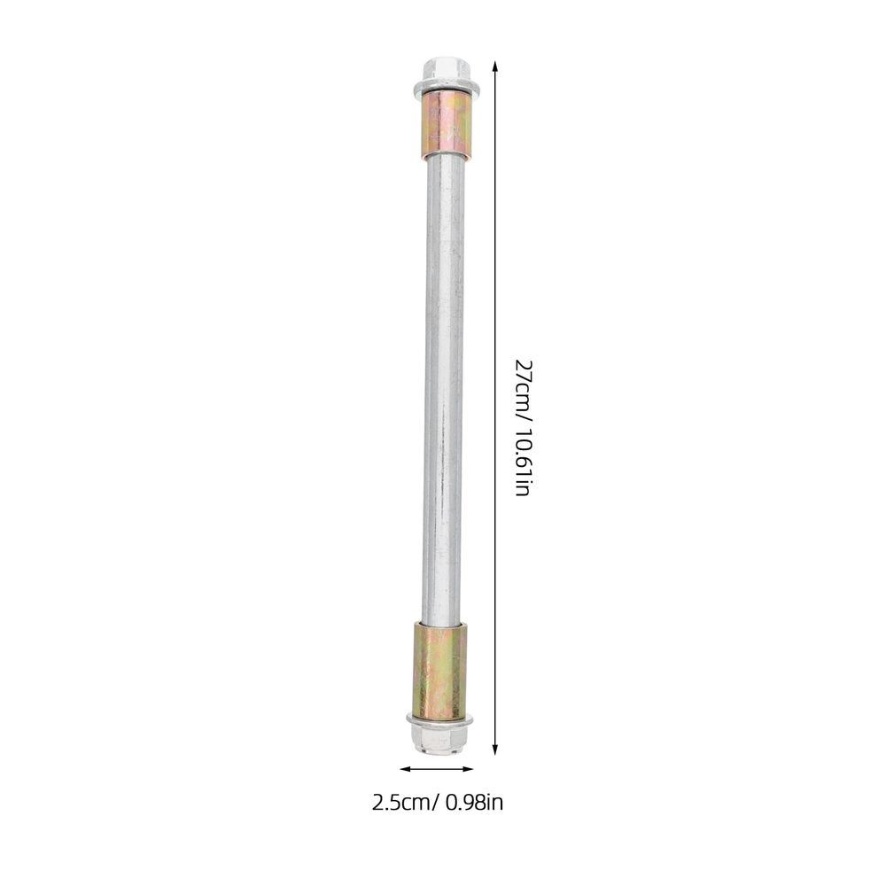 Rear Wheel Shaft Bolt with Spacer, 225mm Length, 15mm Thick Metal