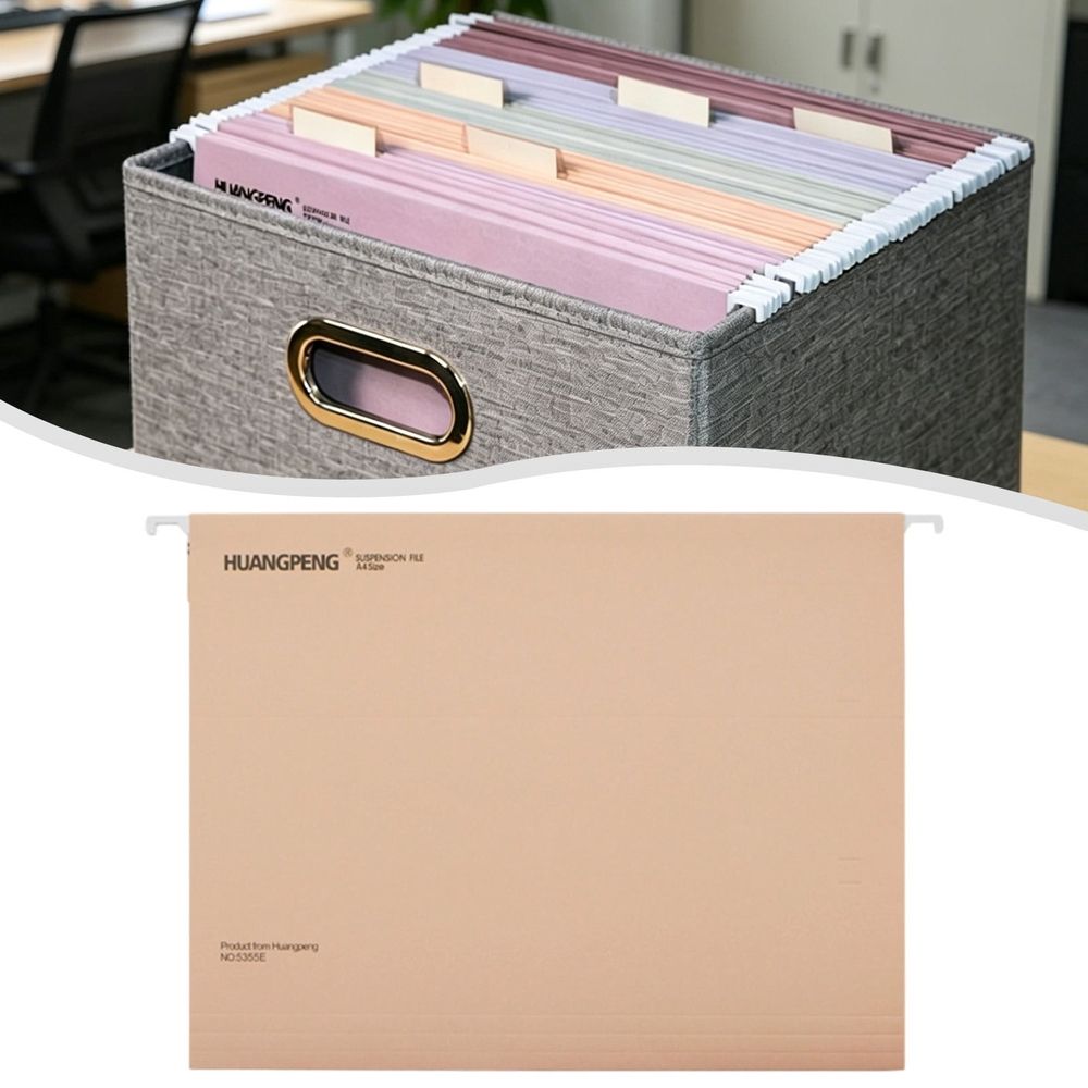 10 Pack Letter Size Suspension Hanging Folders, 12.12×9.4in Taupe Neutral File Organizer, 1/5 Cut Tab Expandable Drawer Document Storage For Workplace, Designed for Bulky Files