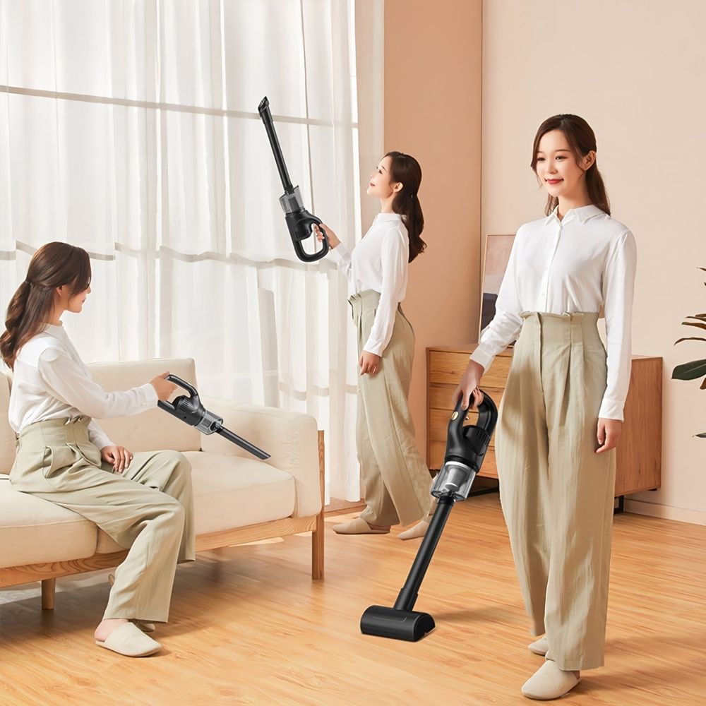 Handheld Car Vacuum Cleaner, 9000Pa Vacuum Cleaner And Air Duster, 120W High Power Wet And Dry Handheld Car Vacuum Cleaner With Nozzles For Car, Home, Office, Pet