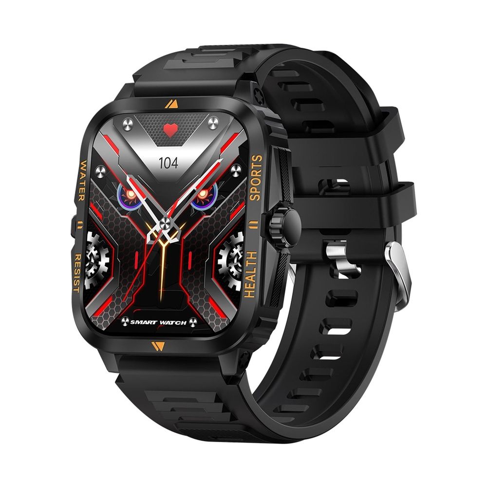 Outdoor Waterproof Smart Watch for Men, HD Large Screen Smartwatch for Bluetooth Call, Sport Modes Fitness Trackers Hearts Rates Sleep Monitor