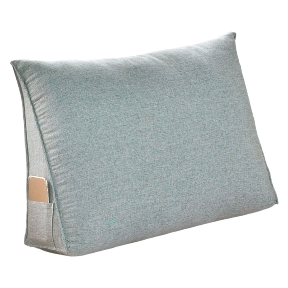 20 * 24 * 7.8in Triangular Headboard Pillow Twin For Dorm Headboard Bed Pillows Bolster Bed Bolster Triangular Backrest Reading Pillow For Bed With Removable 60x50cm Recliner for Large Recliner Large