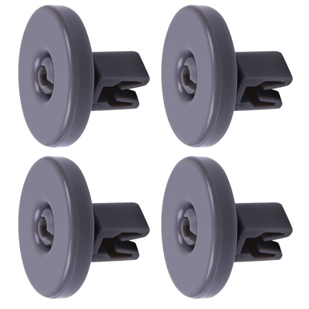 Dishwasher Wheel Roller ABS Dark Grey Easy Install Replace 8Pcs
