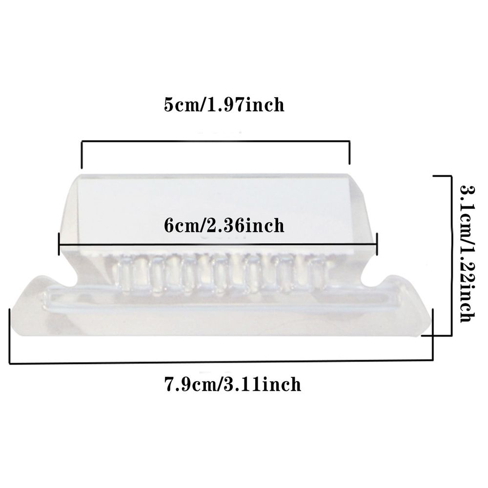25Pcs Hanging File Folder Tabs,3.1'X1.2' Clear File Folder Tabs for Hanging Folders,Multi-Functional File Folder Labels Tabs for Office and Home Hanging File Folder,Quick Identification(Clear)