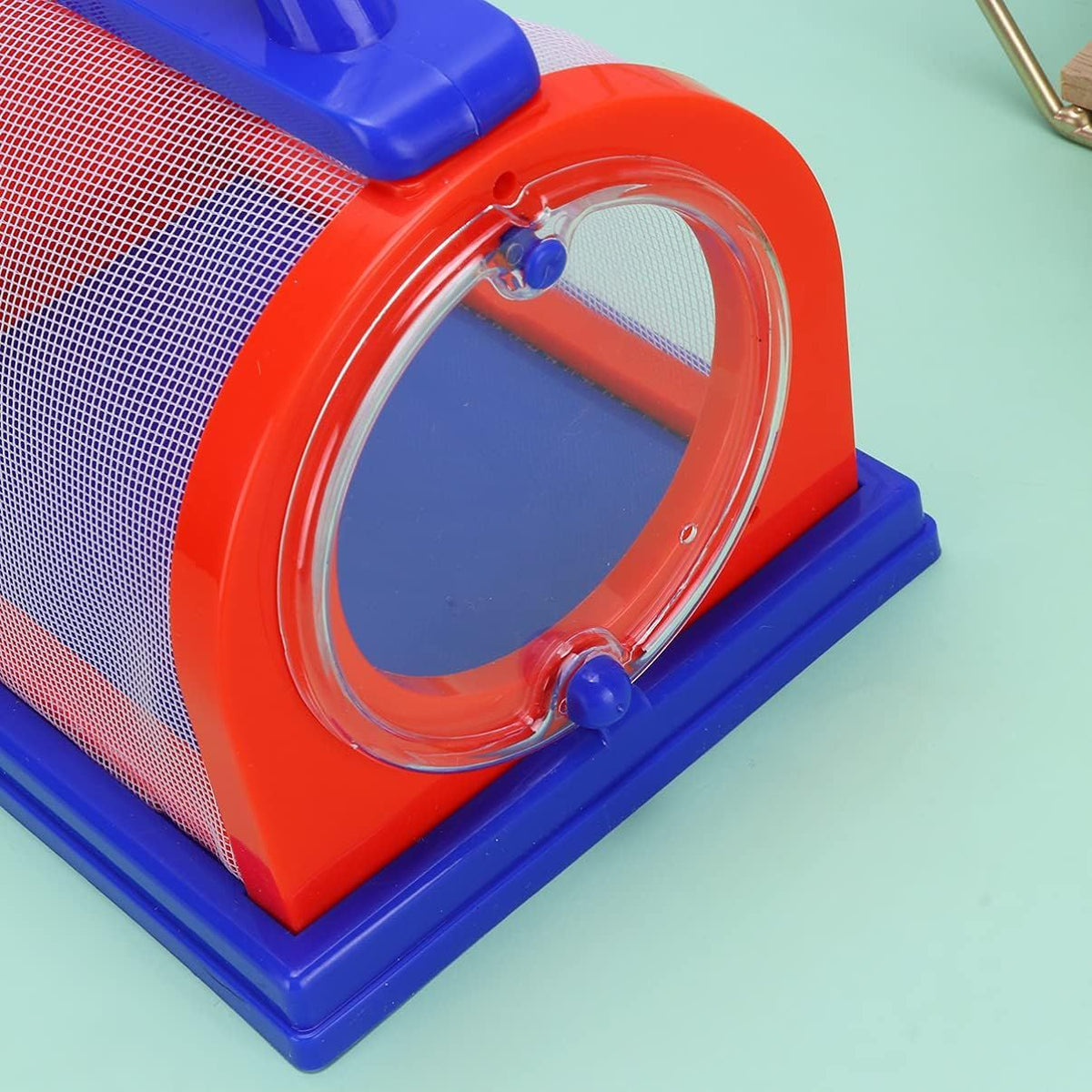 Toys Kids Critter Catcher Tools Set - Cage, Tweezers, Magnifying Glass, Magnifier Jar ((1 Pack) blue Color)