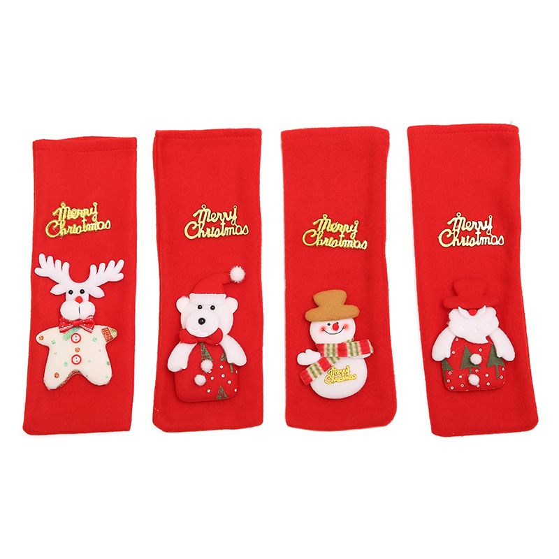 4 PCS Elderly Red Wine Set Christmas Decoration Wine Bottle Set For Christmas Decoration Wine Gift Bag(Red)