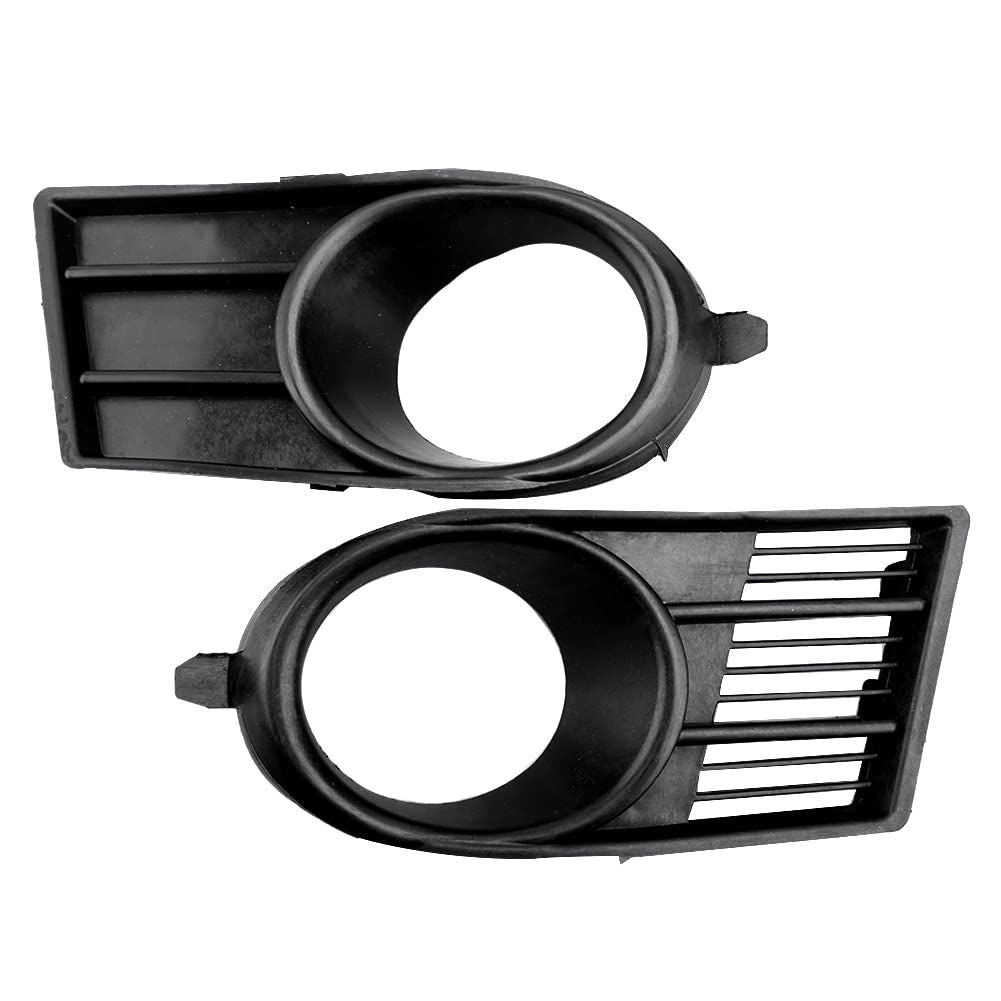 2pcs,Car front fog lamp accessories, a pair of black decorative fog lamp covers, front bumper fog lamp covers, fog lamp grilles