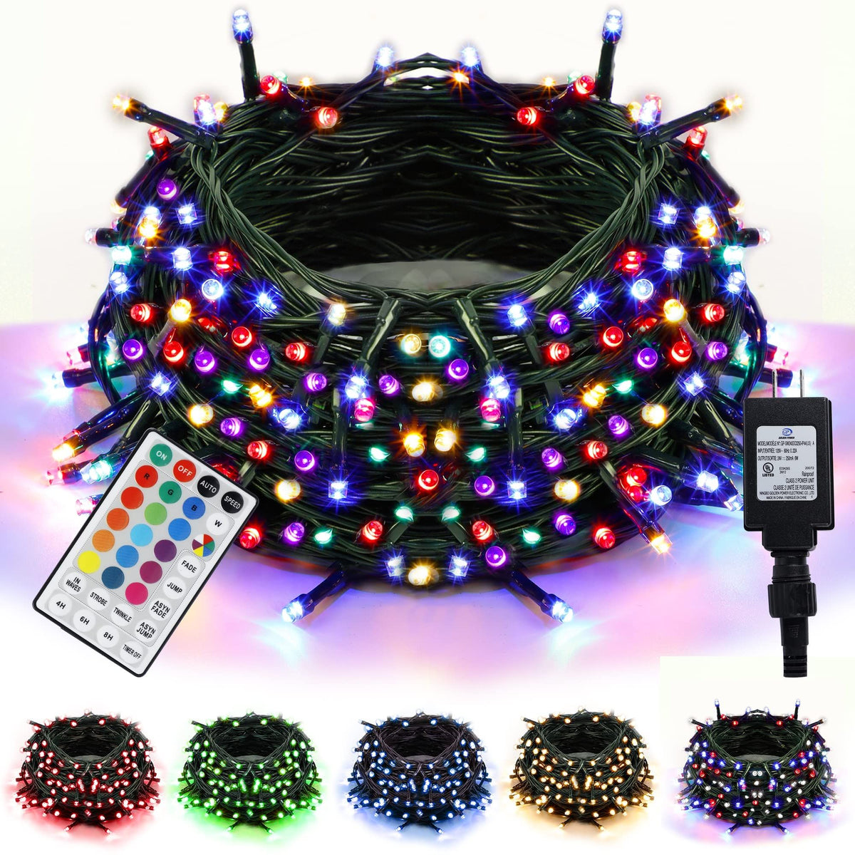 Fairy String Lights,Christmas Lights Lighting Modes,Mini String Lights Plug in for Indoor Outdoor Christmas Tree