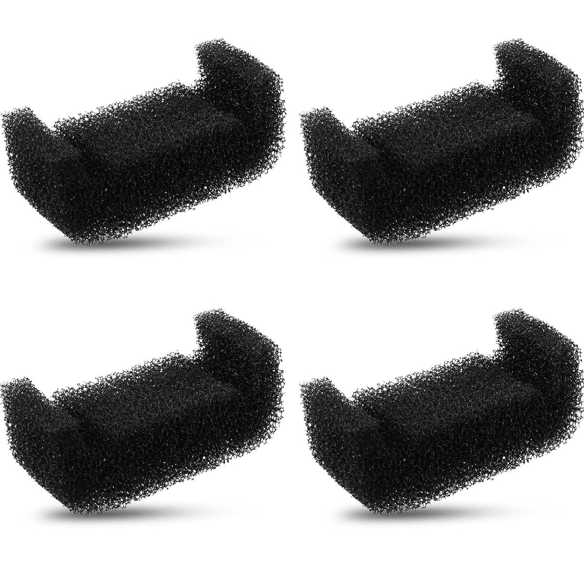 Sponge Filter for Cat Fountain Replacement Pet Fountain Foam Filter Cat Drinking Fountain Sponge Foam Filter for Pet Dog(4 Pieces)
