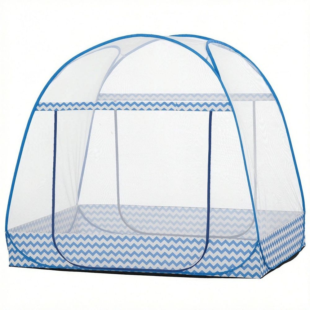Pop UP Mosquito Net Tent Curtains,win Queen size Folding Design with Net Bottom for Baby Adults Trip Mosquito Netting