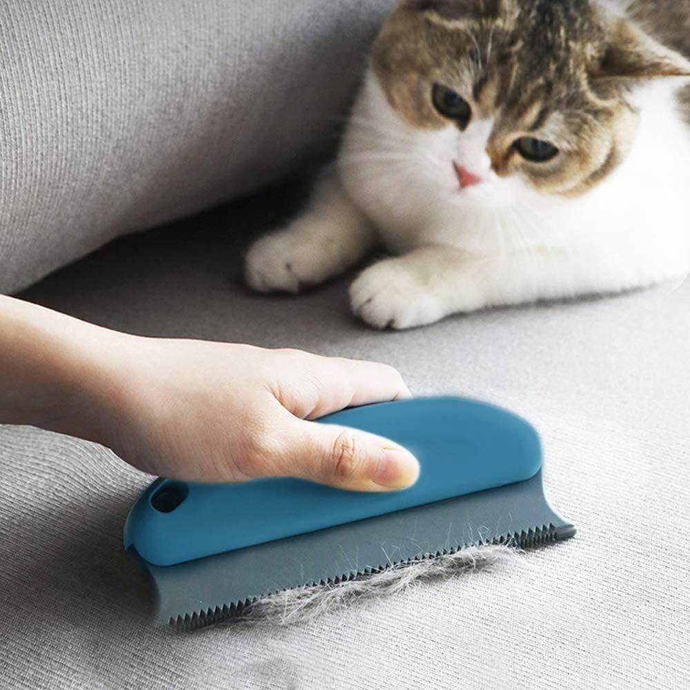 2 Pcs Pet Hair Remover Brush,Pet Hair Detailer with Handle,Cat and Dog Hair lint Remover Hair Remover Brush for Cleaning Cars