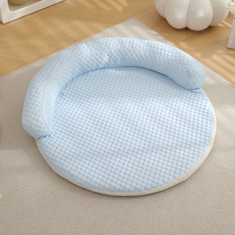 Dog Bed for Small Medium Large Dogs, Round Dog Cat Beds Mattress Washable Pads Room, Calming Dogs Bed, Pet Cushion -2pcs