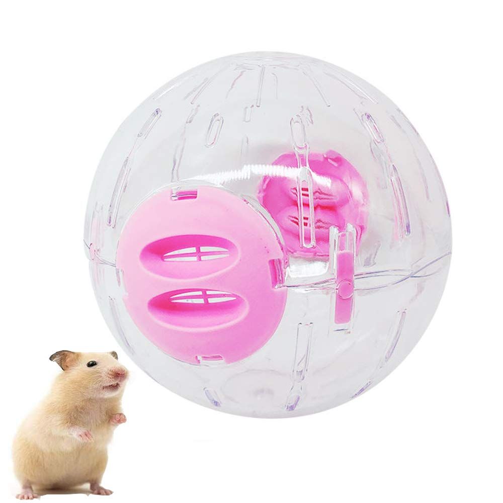 Hamster Ball Clear Plastic Sport Ball for Hamster Running Exercise Ball with Stand Small Pet Rodent Guinea Pig Mice