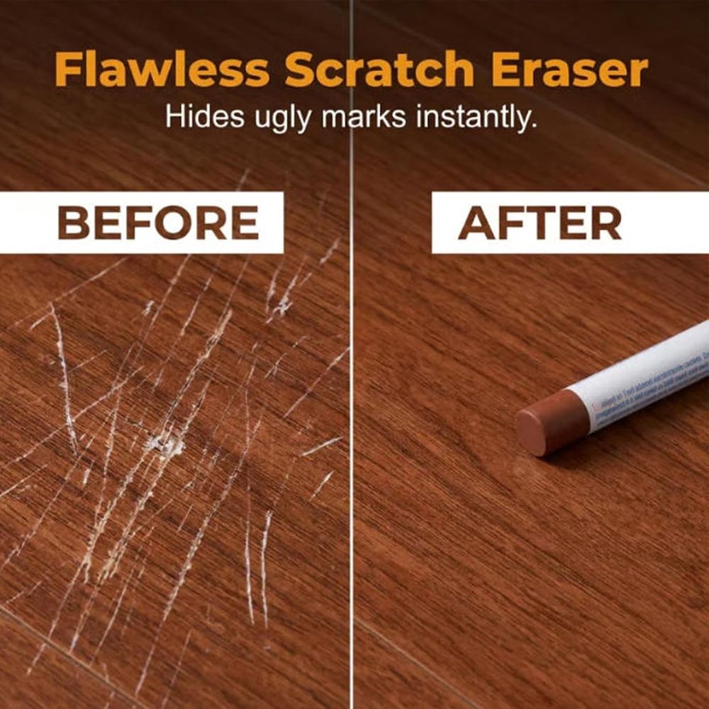 Wood Furniture Scratch Repair Wax Crayons, Furniture Scratch Repair Wax Crayons, Furniture Markers Touch Up, Scratch and Dent Filler Stick for Wood Surface Filler