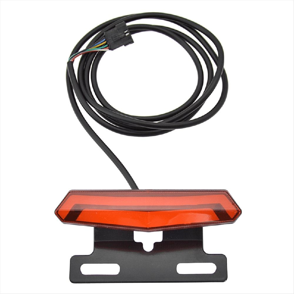 E-Bike Front Brake Rear Light Set 24/36/48V Bike Rack Lamp with Horn Headlight Switch Electric Bike Tail Light