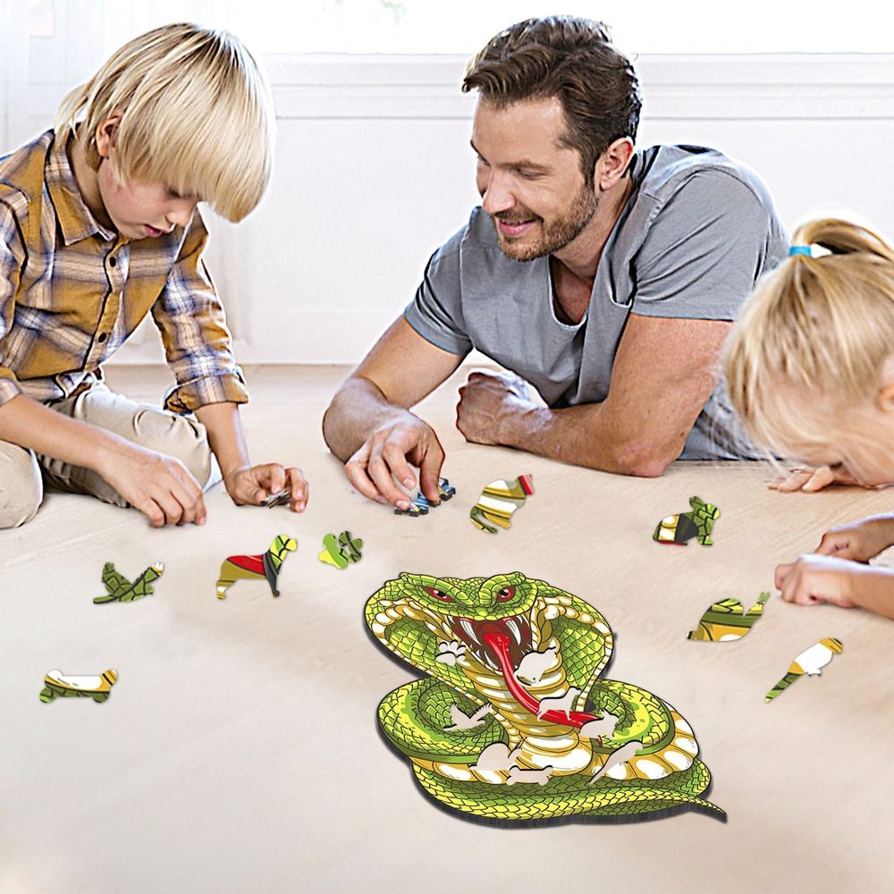 My Order Adult and Educational Holiday Gift Snake-Shaped Wooden Puzzle Toys Christmas Gifts home decor christmas clearance outdoors indoor