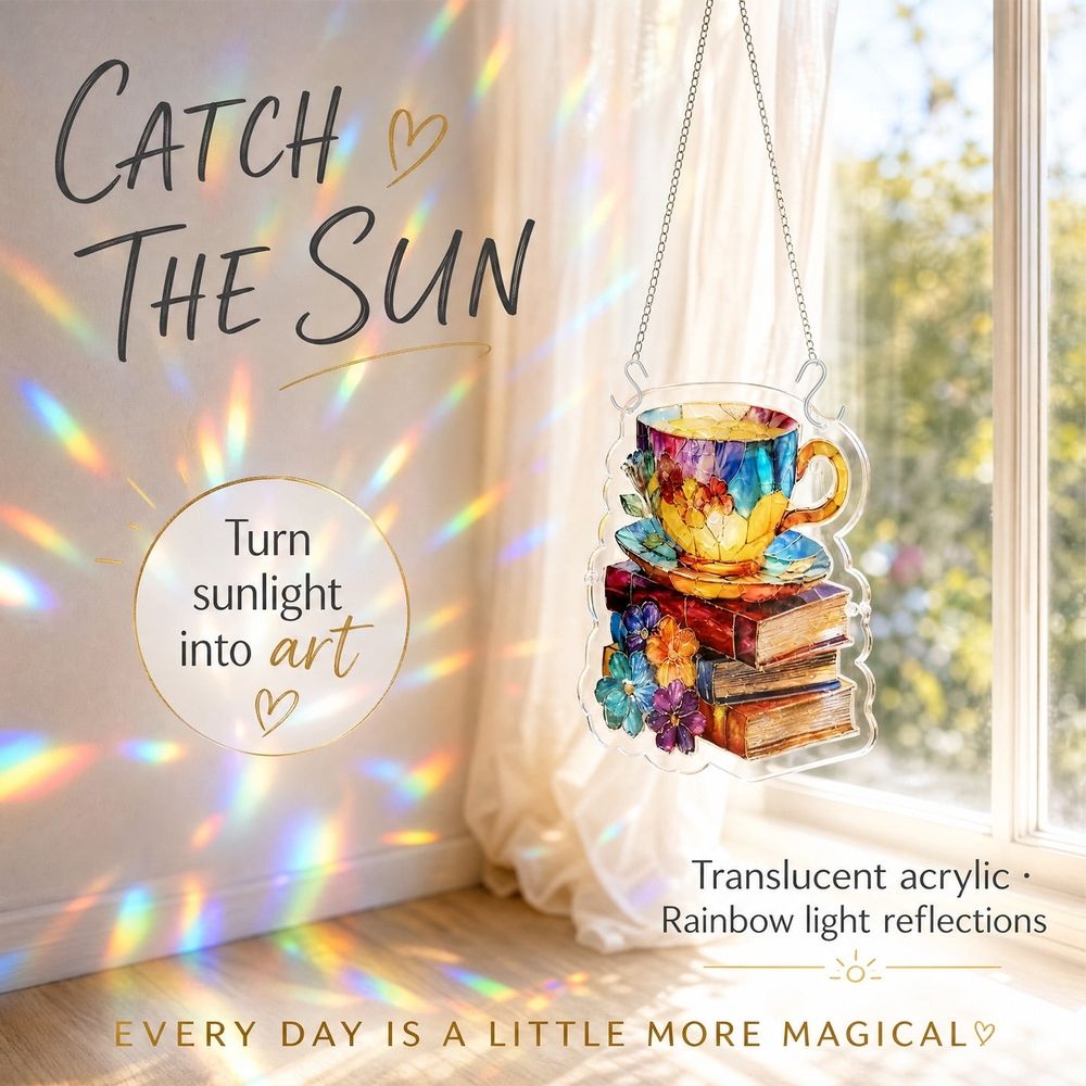 Acrylic Suncatcher Puzzle – Sturdy Construction, Fun DIY Assembly, Ideal Gift for Birthdays, Mother's Day, Christmas & Housewarming