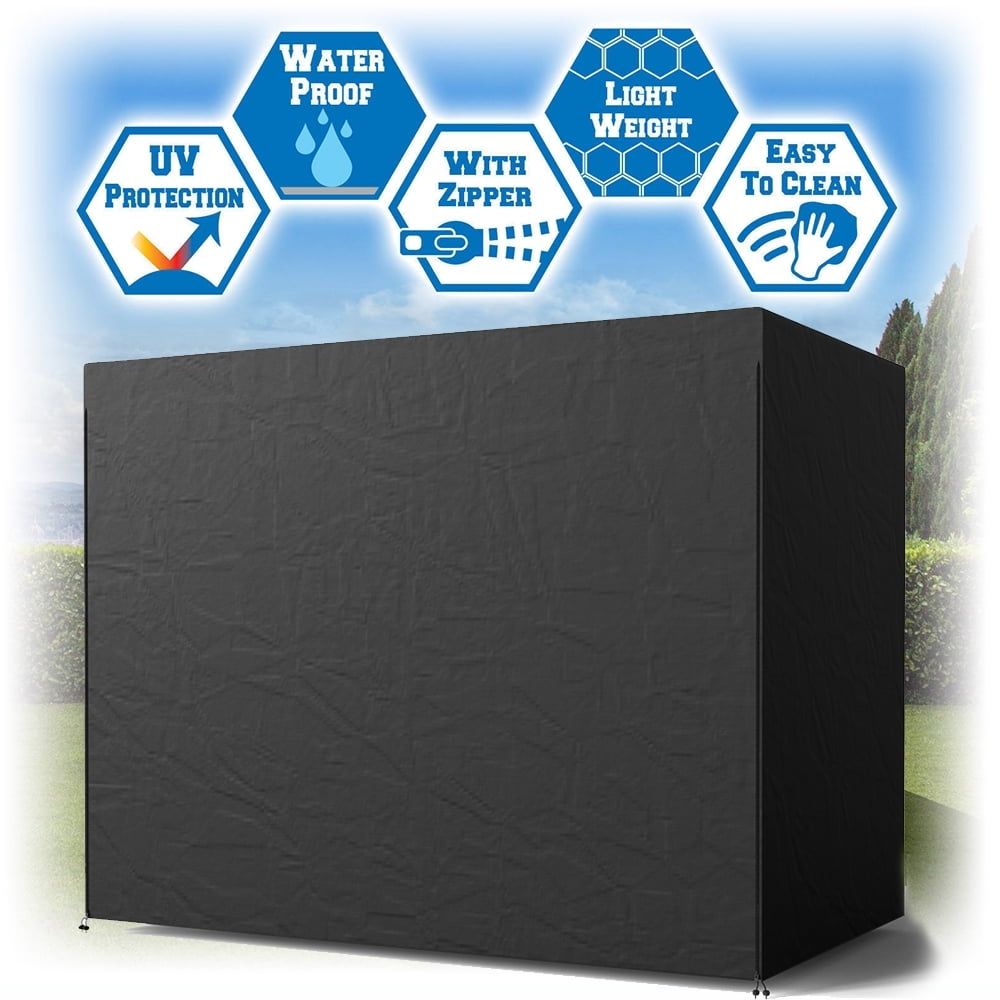 Heavy Duty Swing Seat Cover,2 Seater Patio Canopy Swing Cover,Outdoor Swinging Hammock Cover,Waterproof Windproof 210D Oxford Fabric