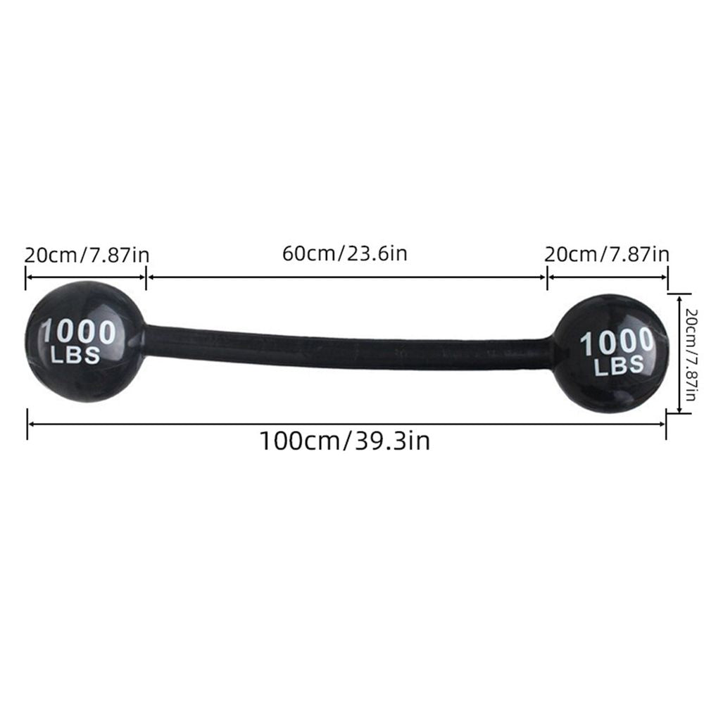 Inflatable Dumbbell Barbell Props, Giant Weight Decor For Circus Carnival Halloween Party Stage Photo Booth Decoration