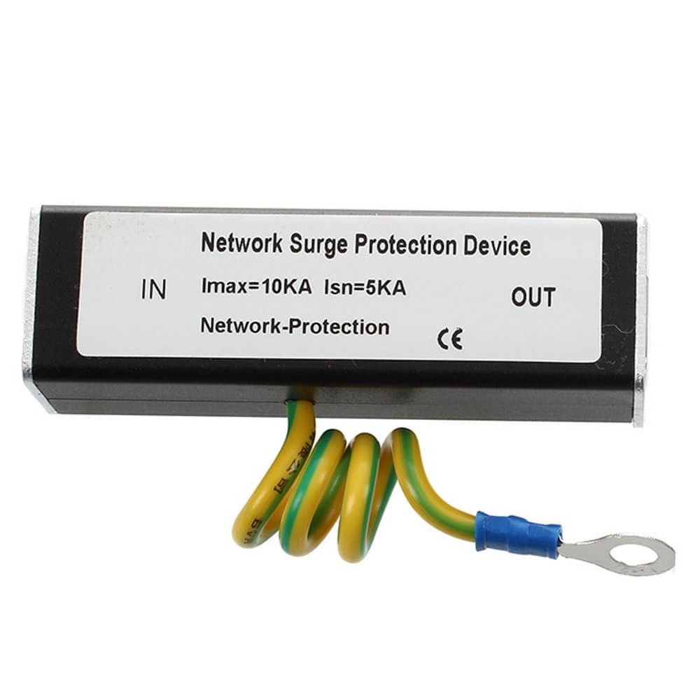 RJ45 Plug Ethernet Network Surge Protector Arrester 100MHz