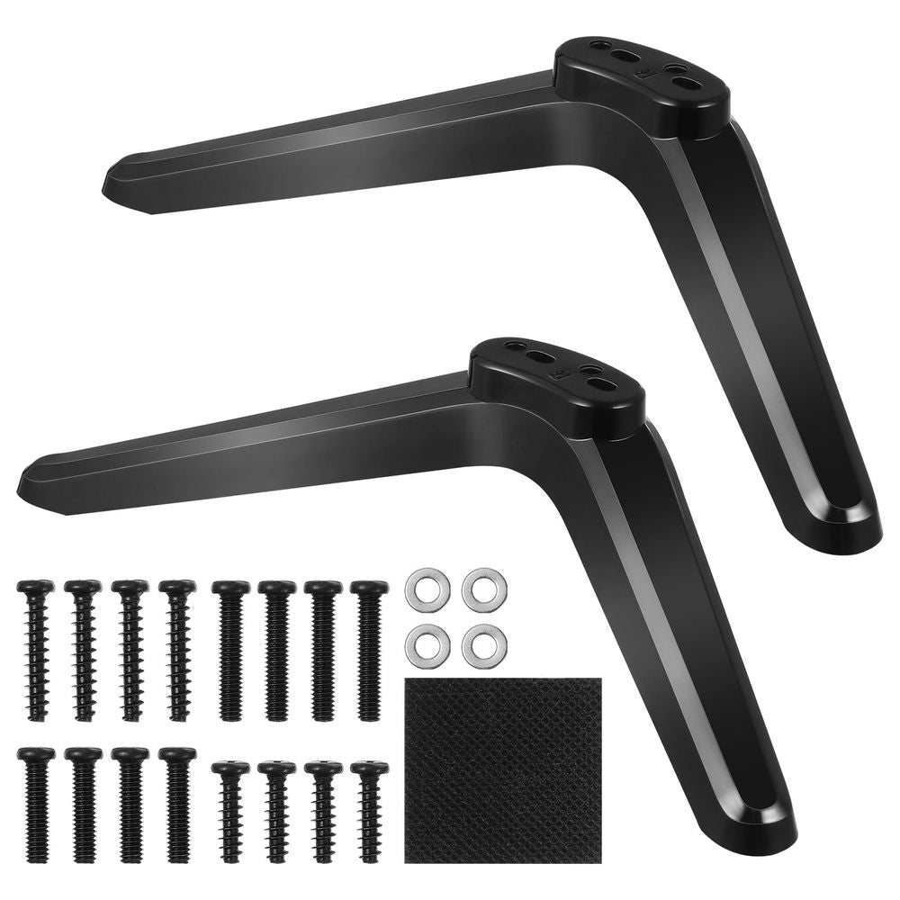 TV Stand Mount, TV Stand Tabletop for 32 to 55 inch Plasma LCD LED Flat Screen TVs, TV Legs, Holds up to 88lbs, Max 800 x 500mm, Height Adjustable TV Base