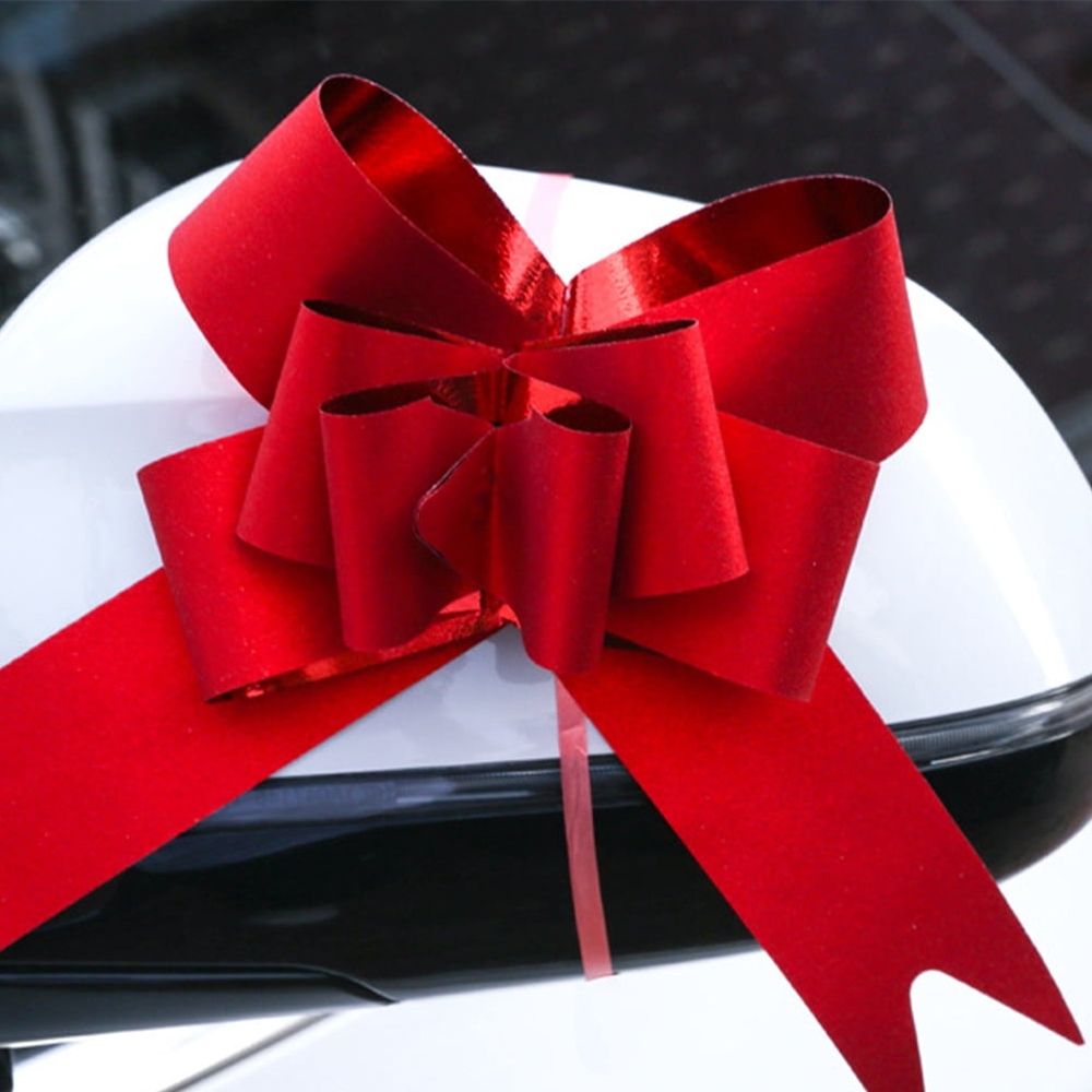 20Pcs Red Christmas Pull Bows for Wrapping and Holiday Decoration