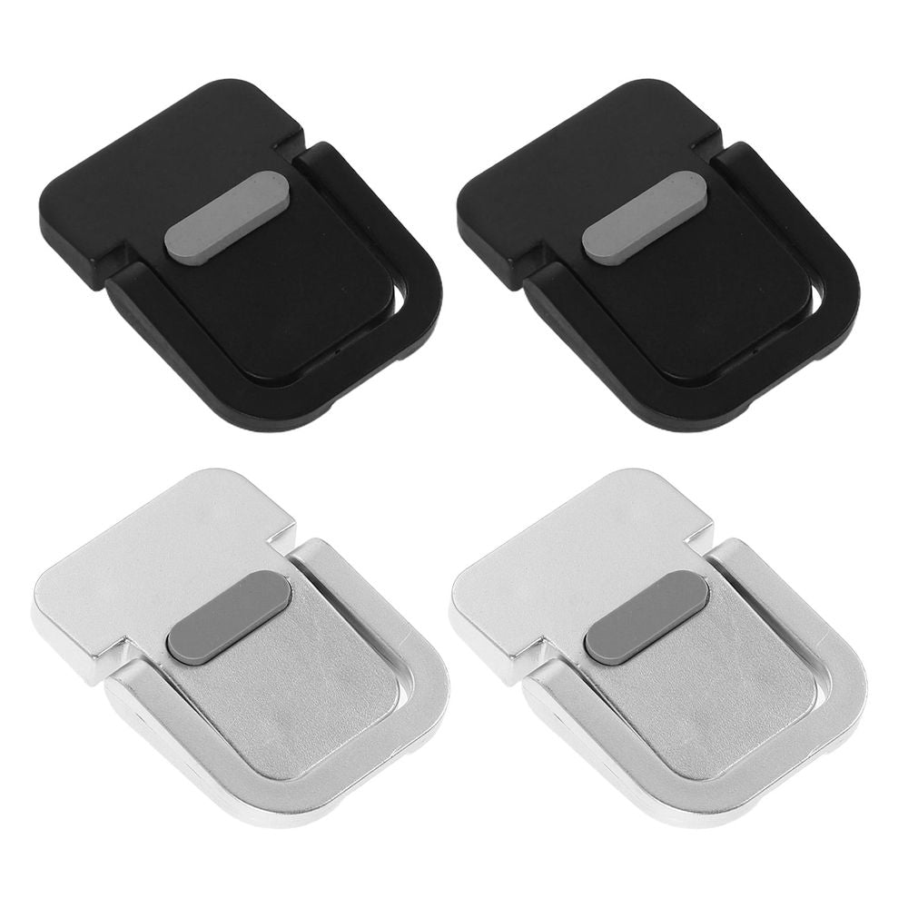 2 Pairs Small Laptop Riser for Desk Portable Laptop Stand Invisible Computer Riser Portable Metal Laptop Stand Laptop Stand Riser